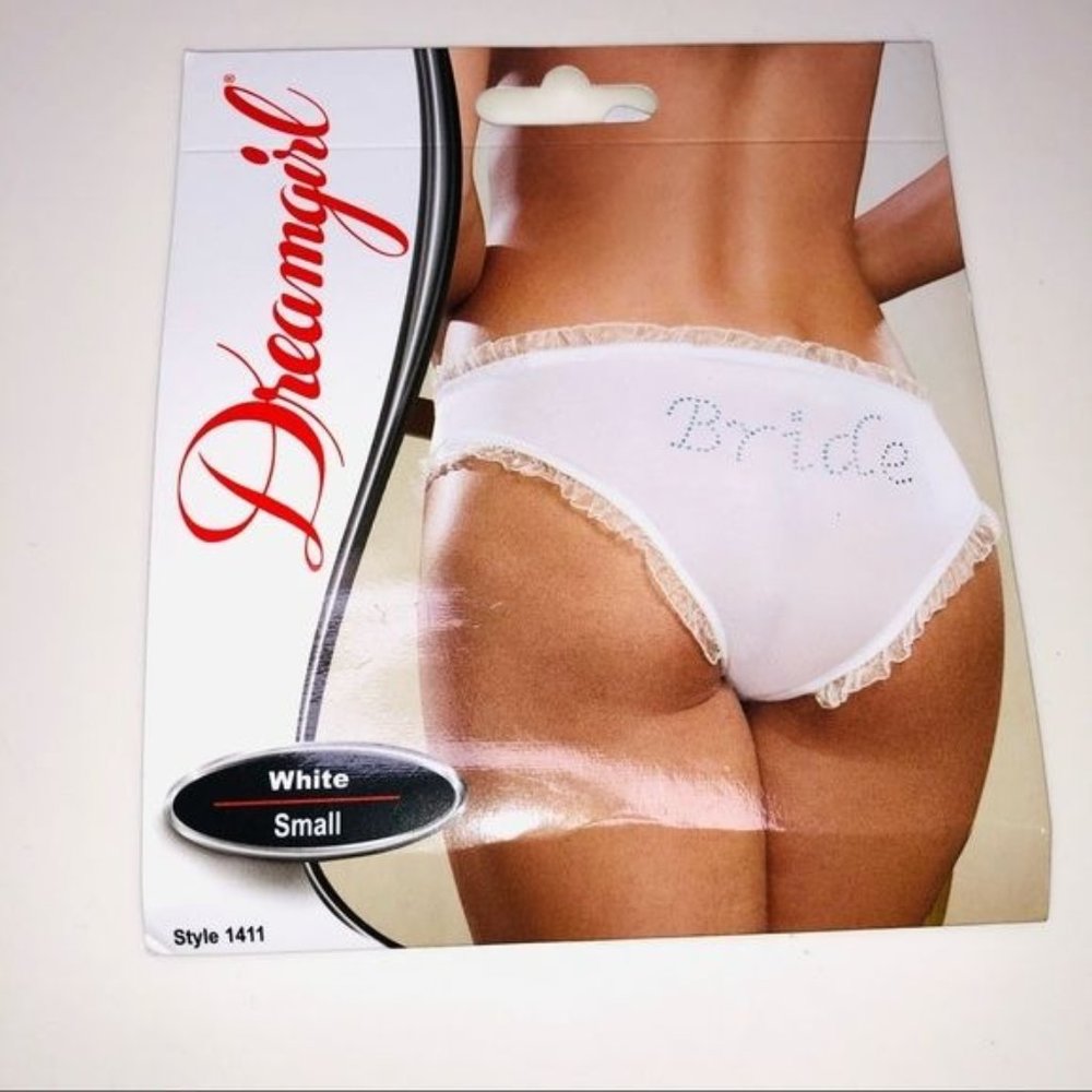 Dreamgirl Bride Print Tanga Panty